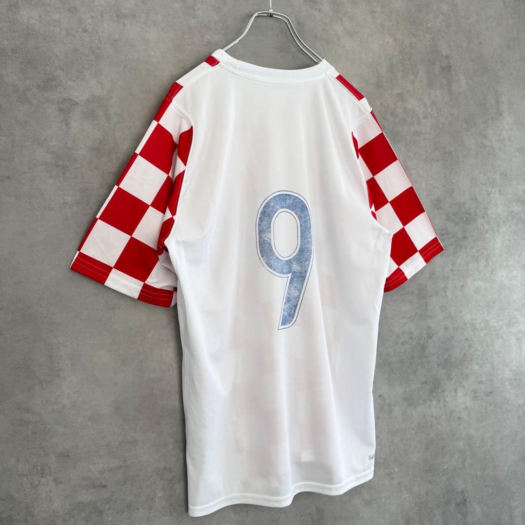 00s OLD NIKE ナイキ クロアチア代表ユニフォーム #9 ゲームシャツ