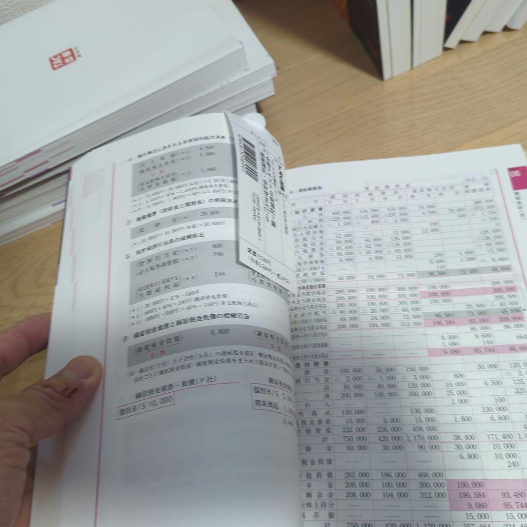 TAC 日商簿記1級 商業簿記17.0，工業簿記7.0 全12冊