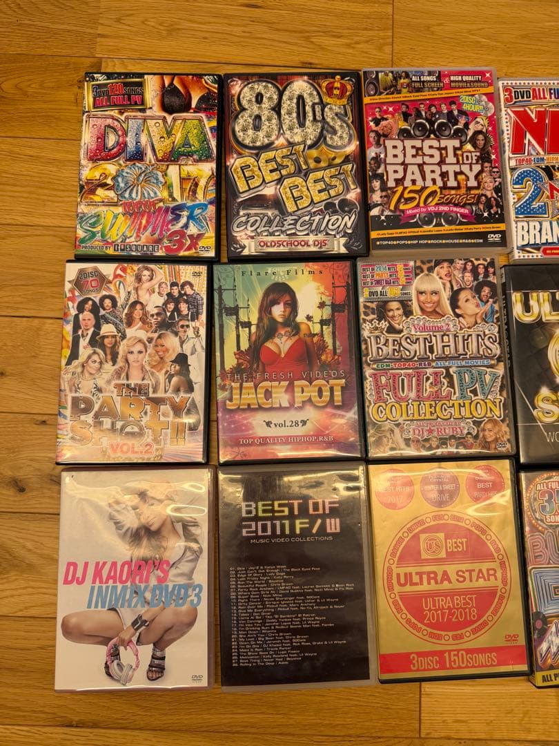 Best of partyなどの洋楽DVDコレクション　まとめ売り18枚セット