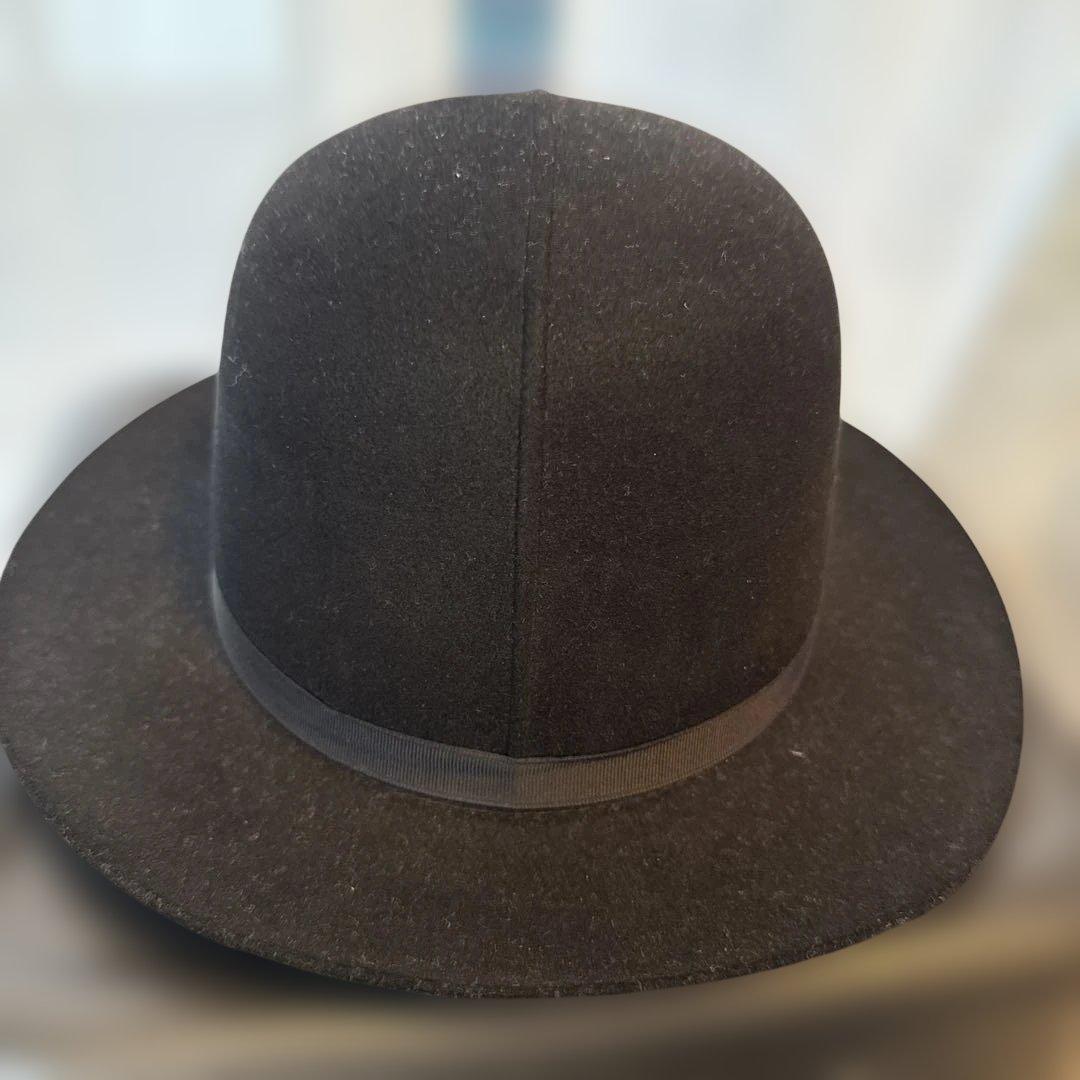 バルビジオ BARBISIO フェルトハット 黒 Lサイズ