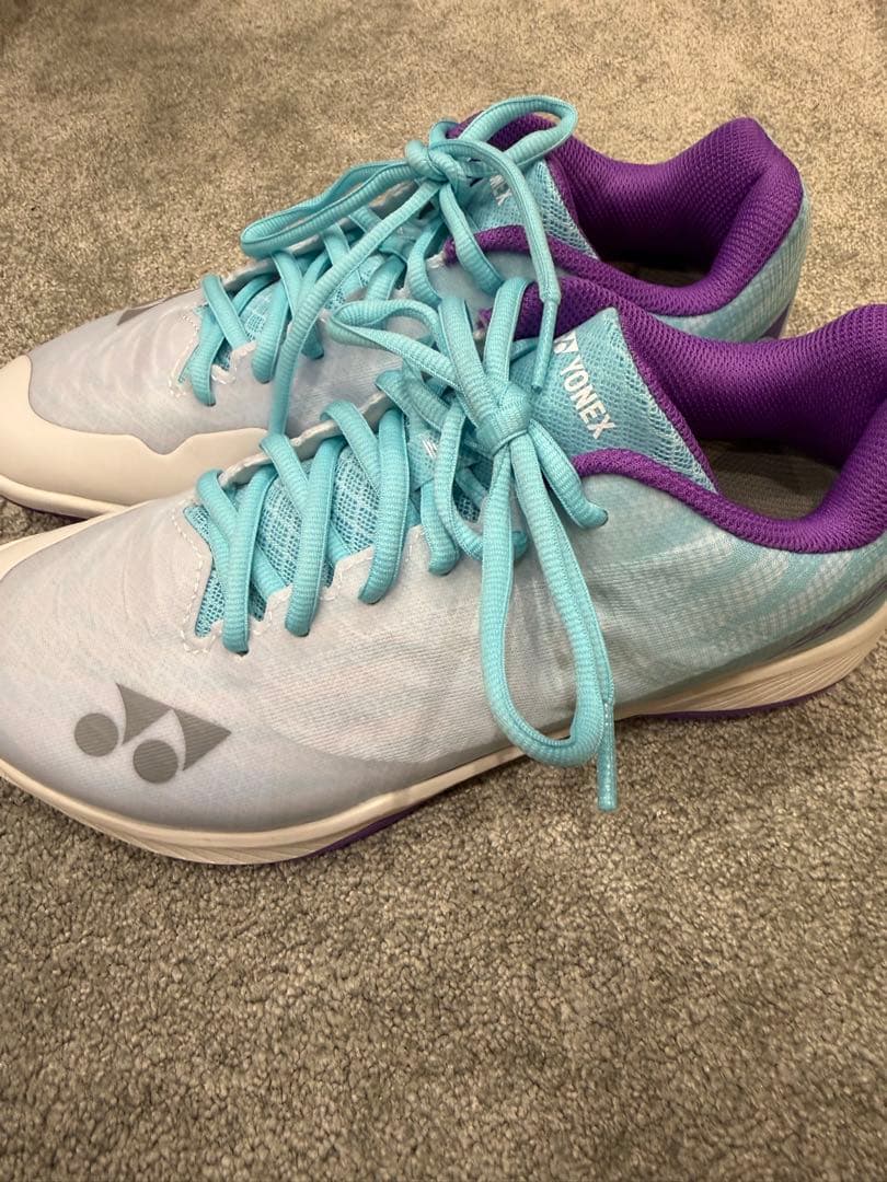 YONEX バドミントンシューズ エアラスZ 25.0 限定カラーインディゴ