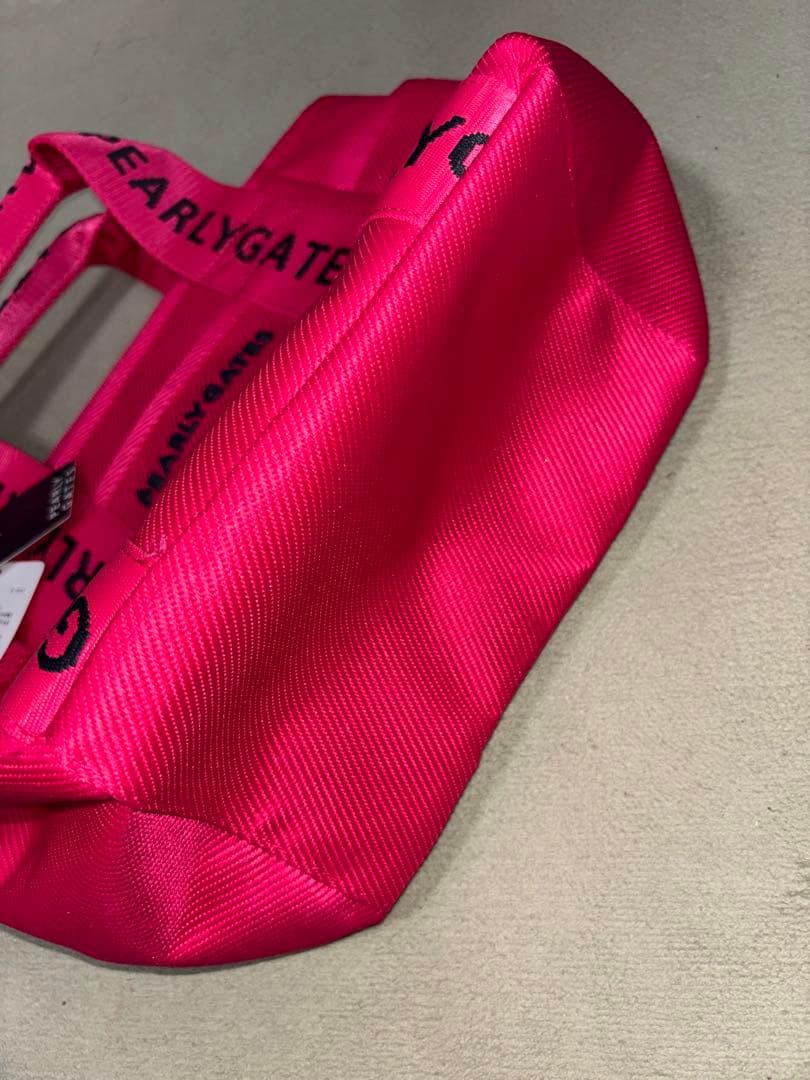 （新品）パーリーゲイツ、カートバッグ、ラウンドバッグ、ピンク色