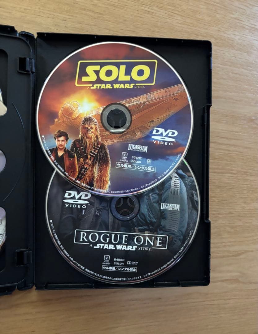 わけあり特価　スターウォーズ/EP7.8.9.ローグワン・ハンソロDVDセット