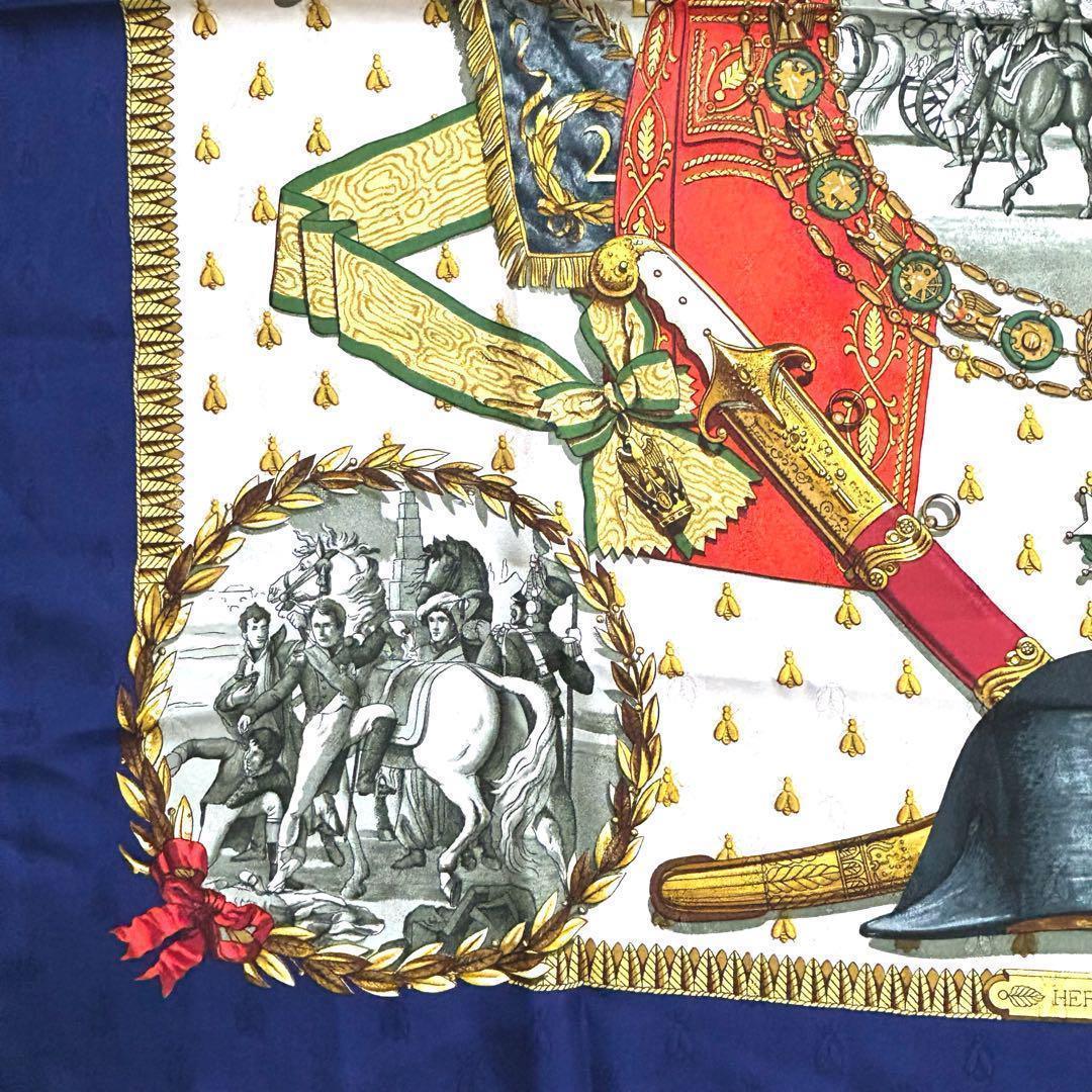 エルメス カレ90 NAPOLEON ナポレオン スカーフ シルク HERMES