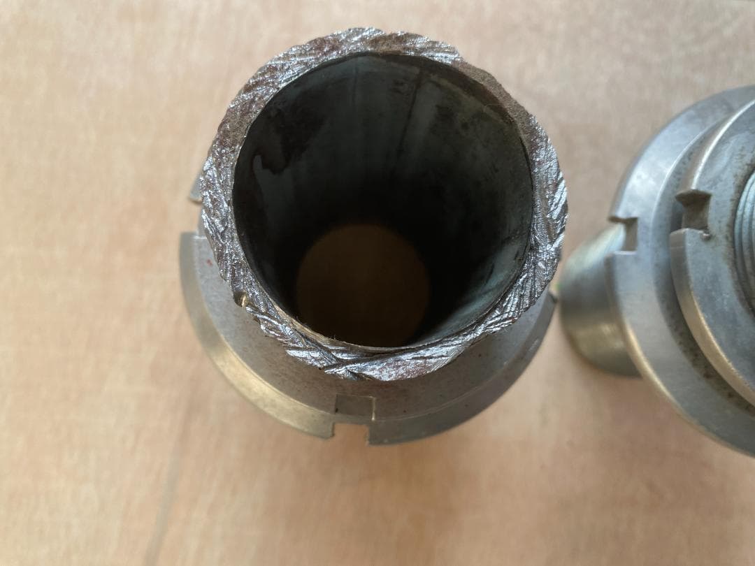 車高調用　ショックケース ネジ式 左右セット 汎用品 加工ベース 旧車