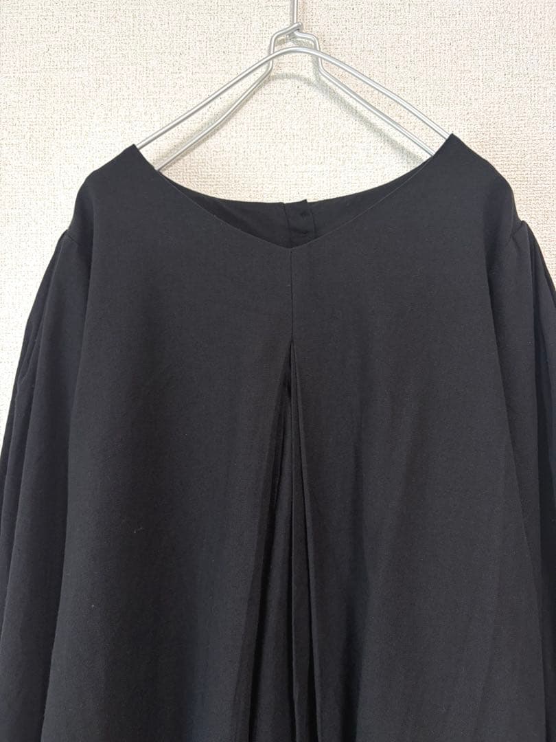 natural by clip プリーツ襟タックワンピース　フォーマル　美品