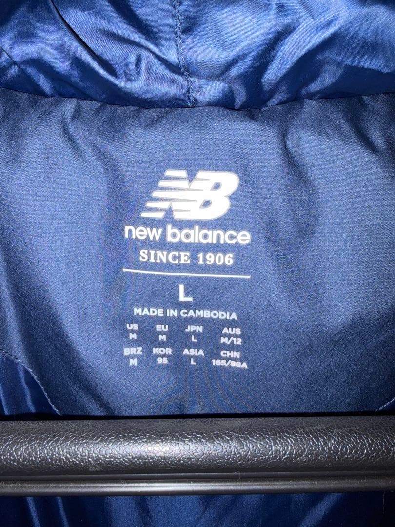 New Balance ネイビー ベンチコート