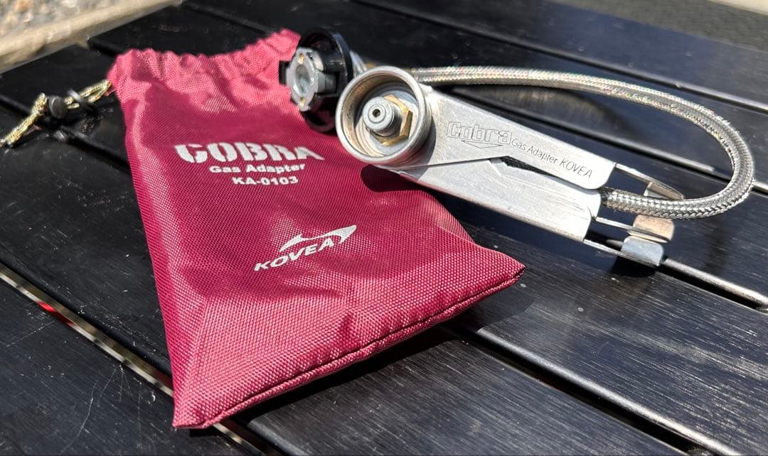 SOTOレギュレーターストーブSOD-300S OD缶をCB缶へ変換アダプタ付