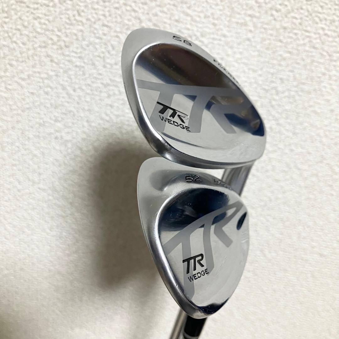 【良品】グリップ新品/PRGR TR WEDGE プロギア ウェッジ52°58°