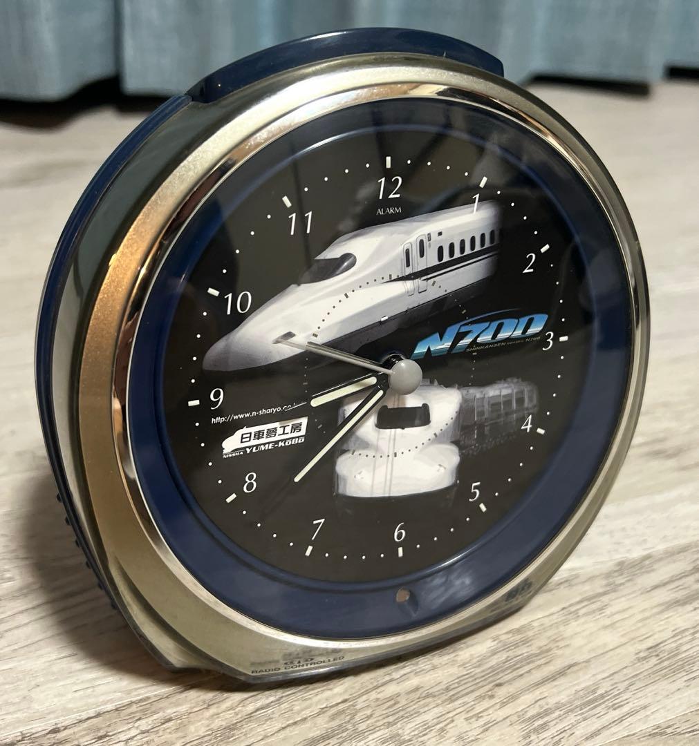 ののの様日車夢工房 目覚まし時計　新幹線　アナウンスします。廃盤商品　希少