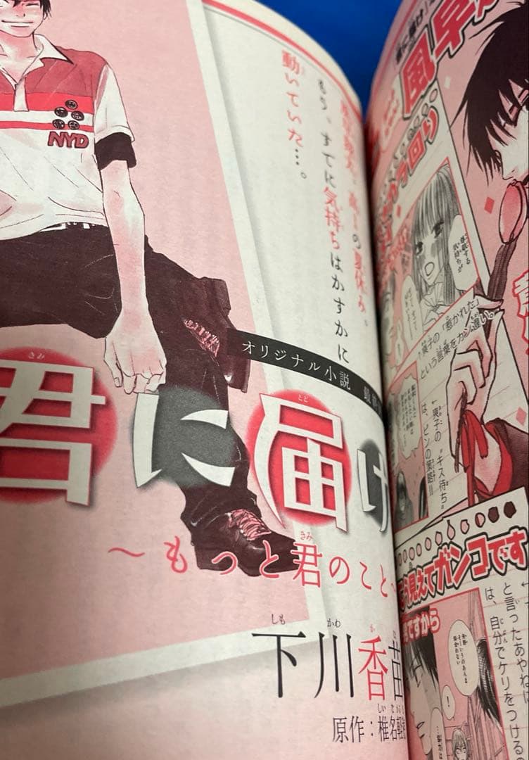 別冊マーガレット2009年8月号 ストロボエッジコミックスカバー付き