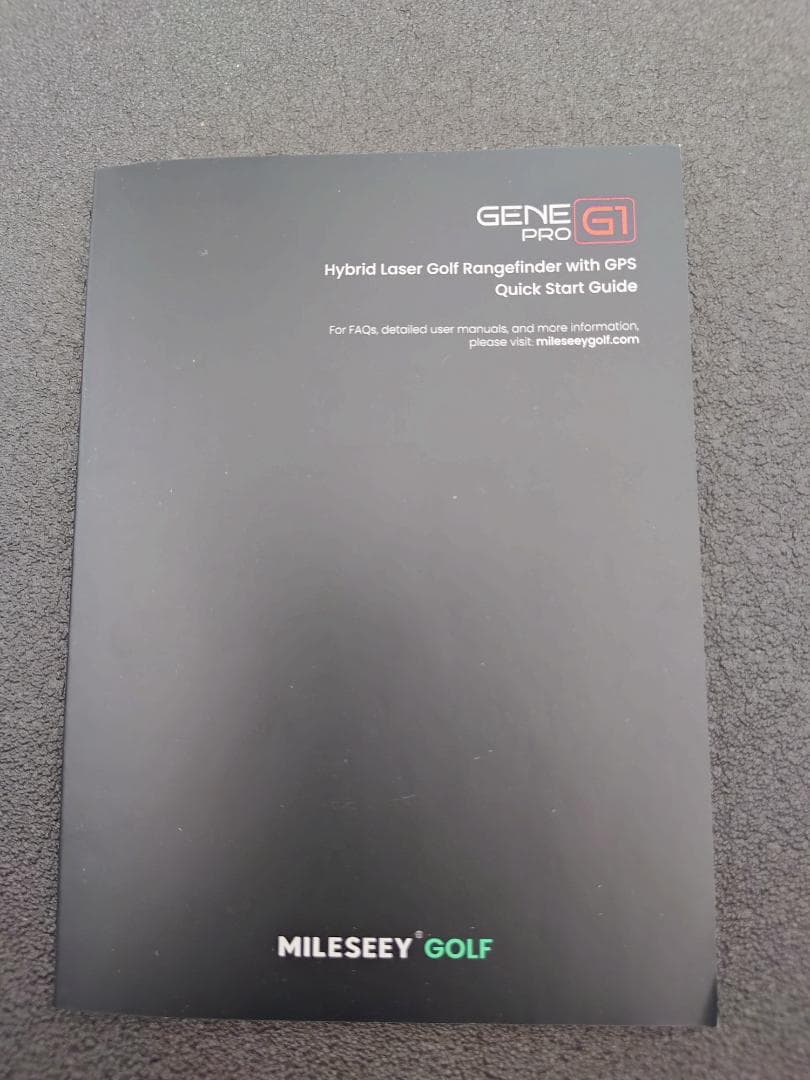 GPS・タッチパネル搭載のゴルフ用距離計MILESEEY「GenePro G1」