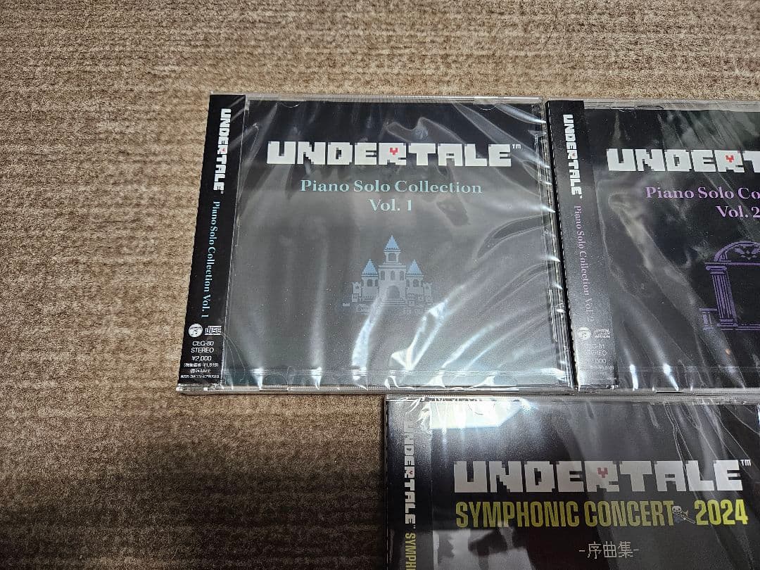 UNDERTALE CDセット ピアノソロコレクションと交響曲コンサート