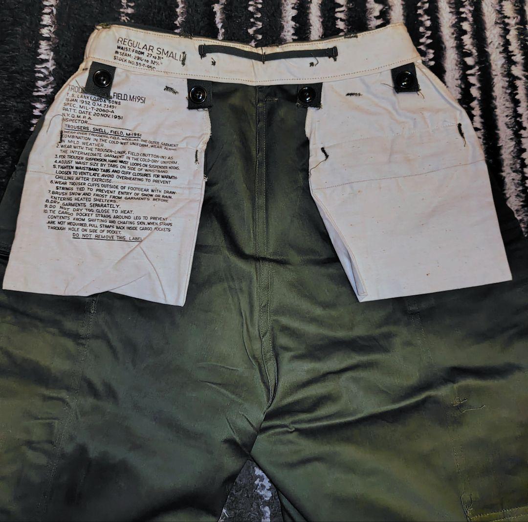 デッドストック アメリカ軍実物 M51カーゴパンツ R-S M-51