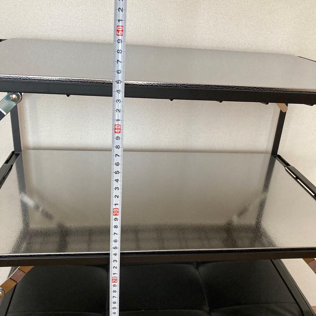 未使用　アウトドア　マルチテーブル　ローテーブル 2個セット入DCM