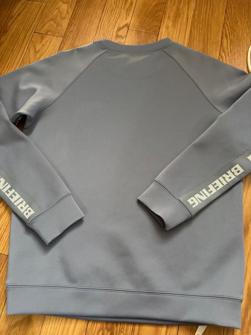 BRIEFING グレー スウェットトレーナー Sサイズ