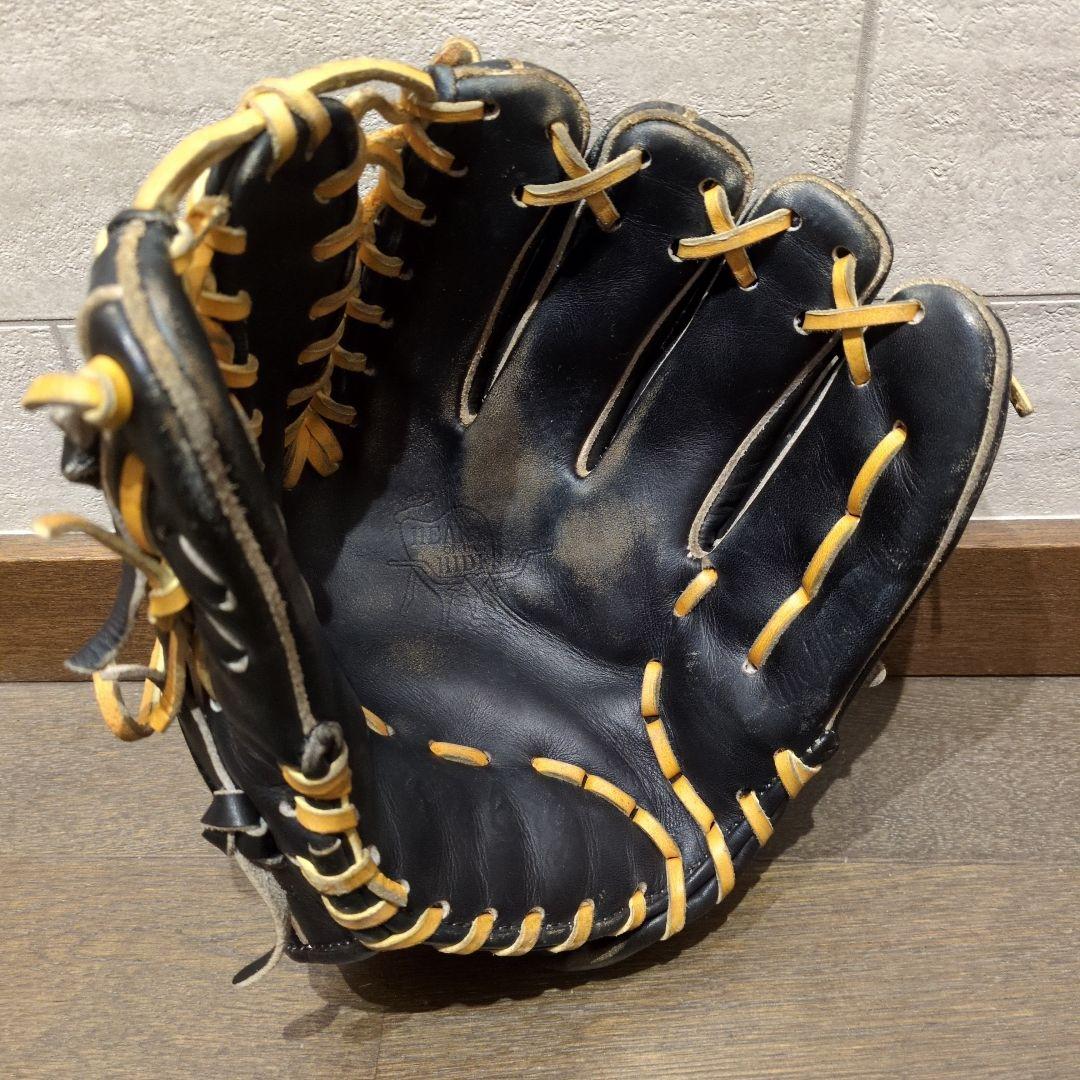 Rawlings 軟式グローブ 黒　内野手用　大人