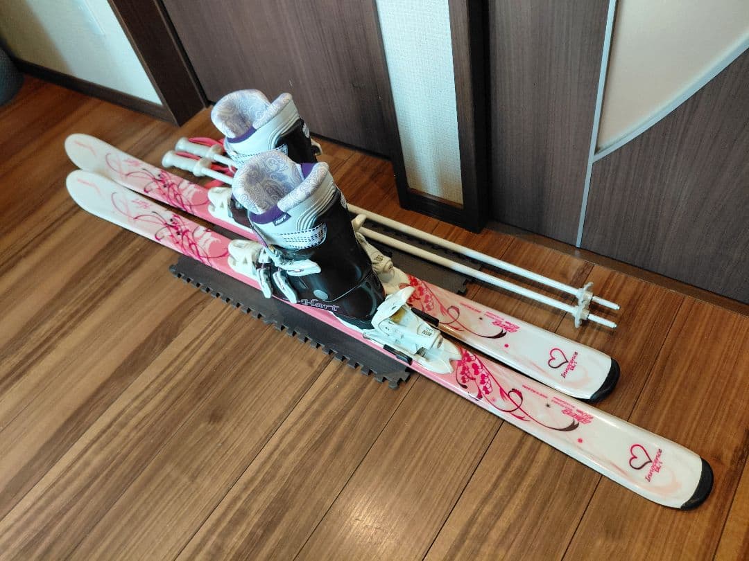 綺麗/ALL✿HART/学生・レディース用/スキーセット/メンテ・WAX済み✔