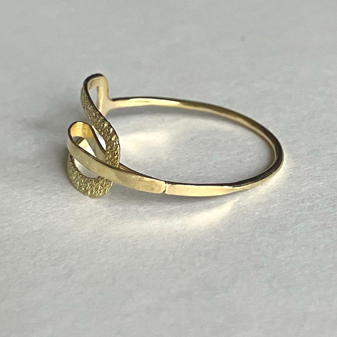 K18 18金　11号　リング　75