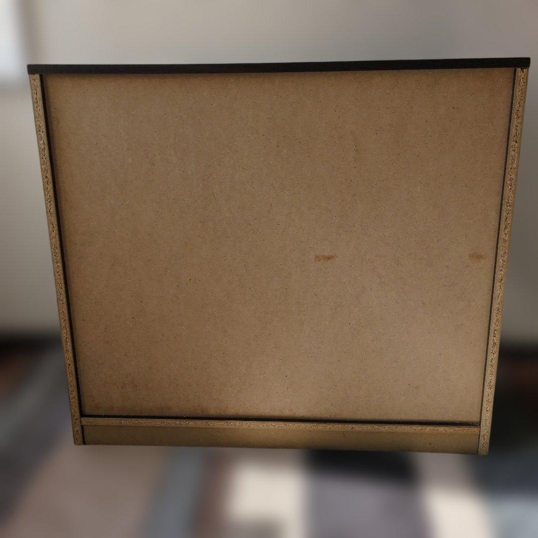 ニトリ　サイドボードダークブラウン 引き戸 4棚 横幅90㎝奥行35㎝高さ80㎝