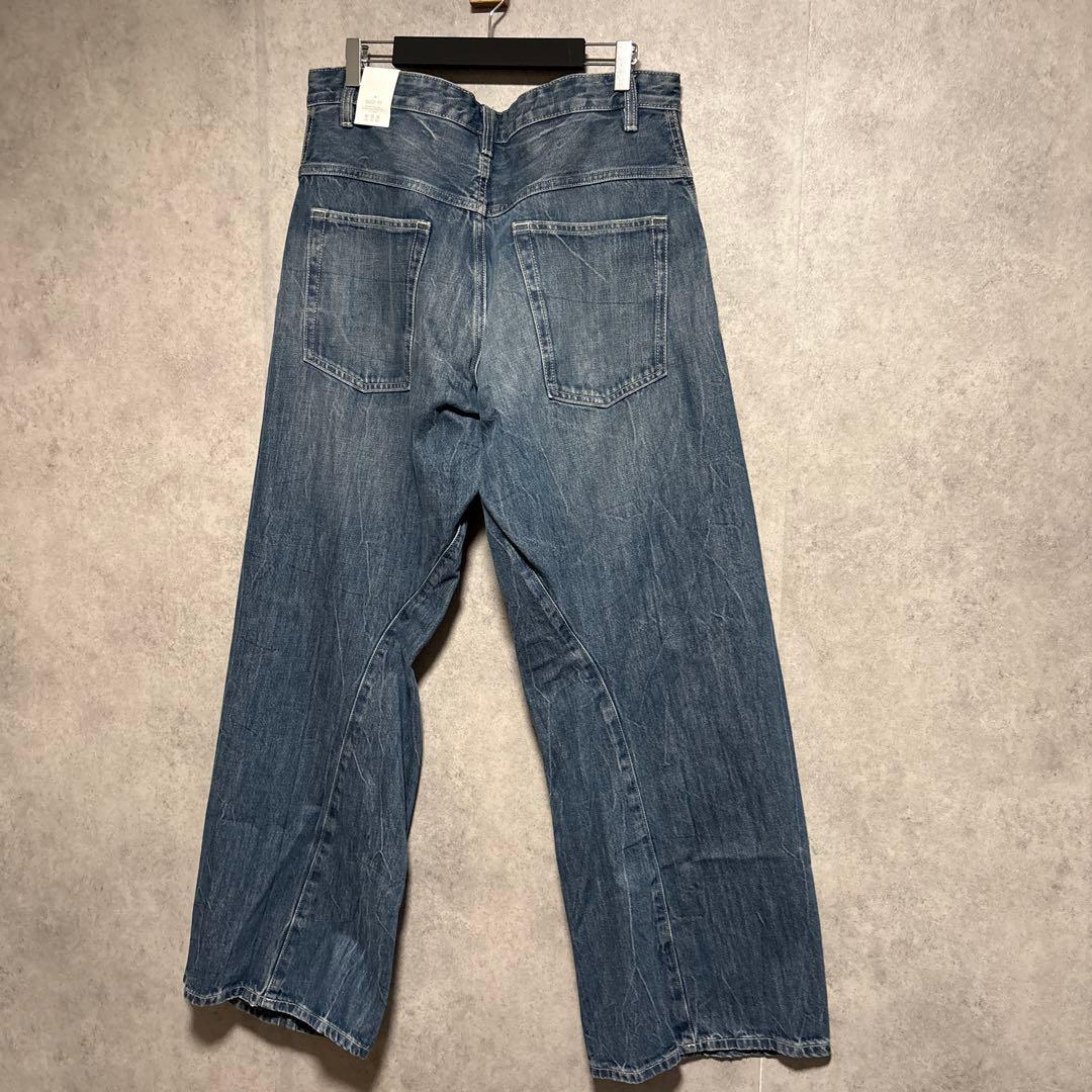 ZARA ザラ バギーフィットツイストシームデニムパンツ EU42 JP32