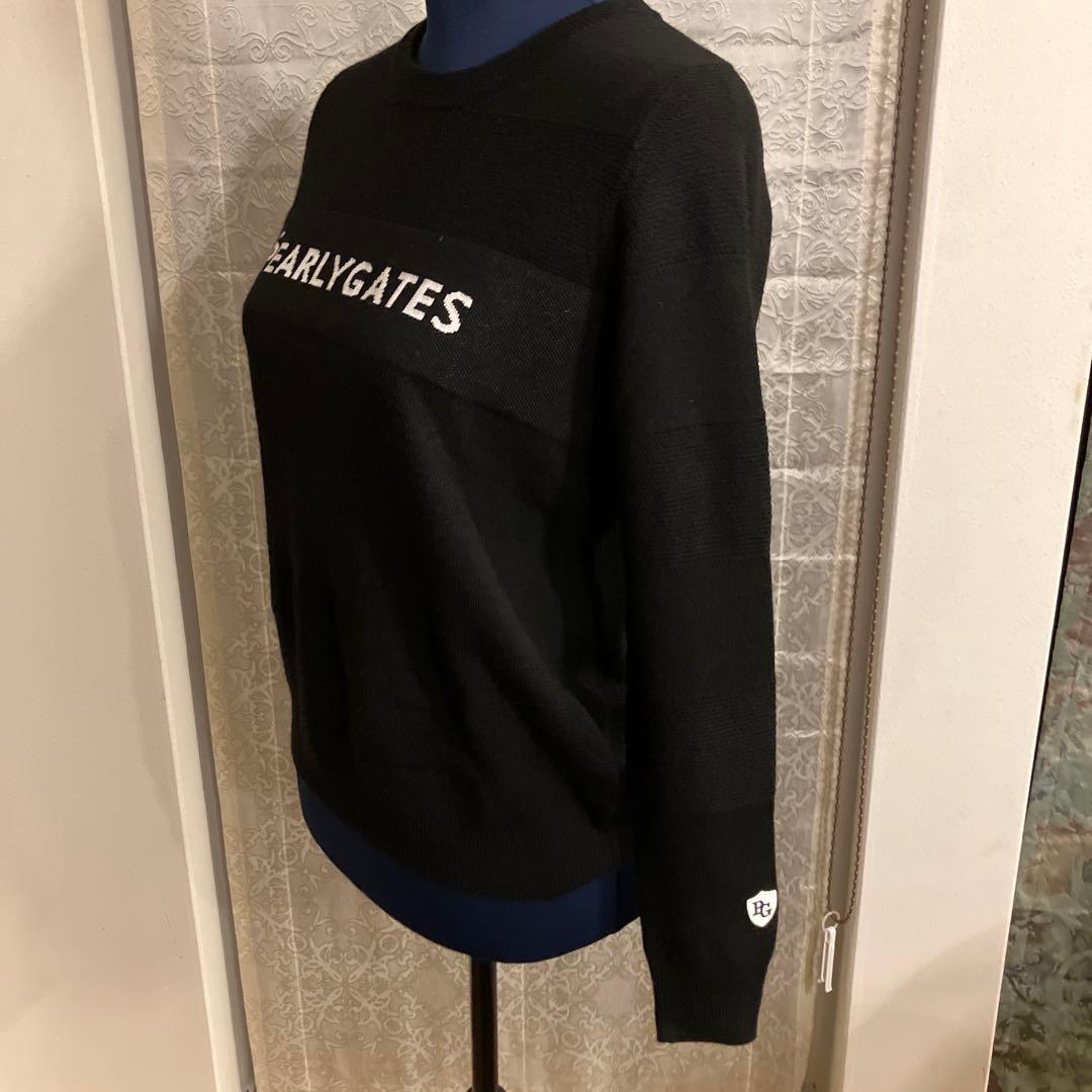 PEARLY GATES パーリーゲイツ ニットセーター ブラック系 ウール