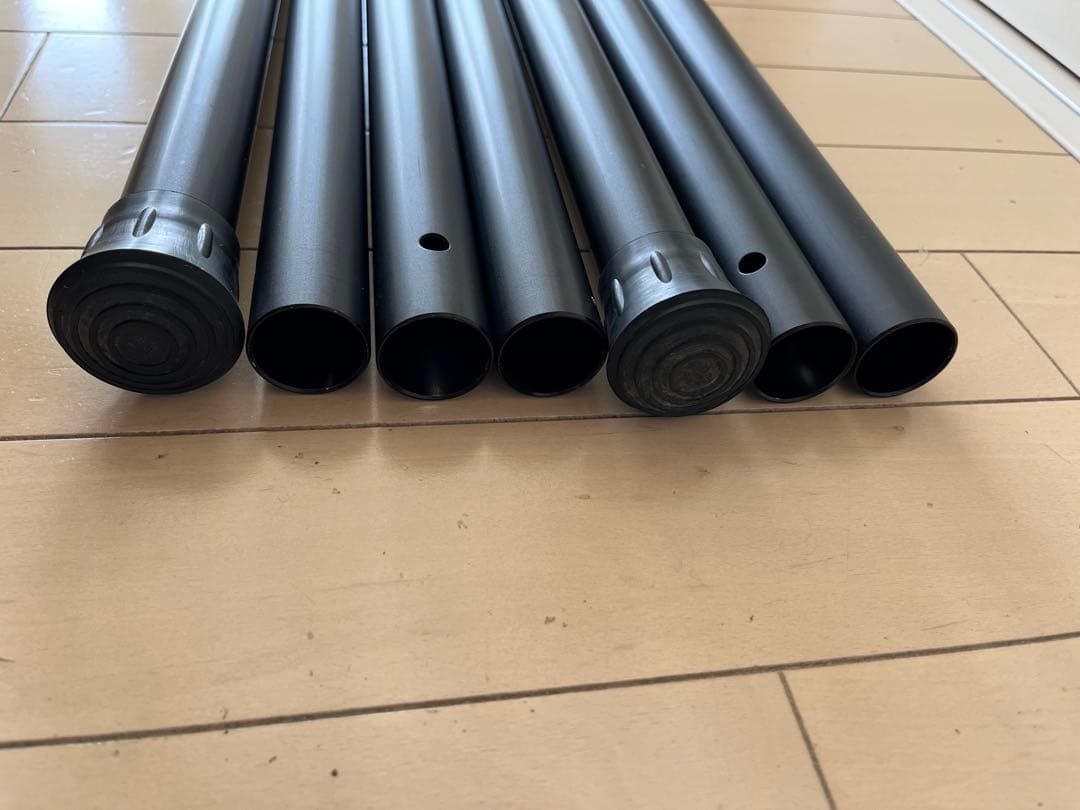 まさと様用スノーピーク ウイングポール ブラック240cm 180cm