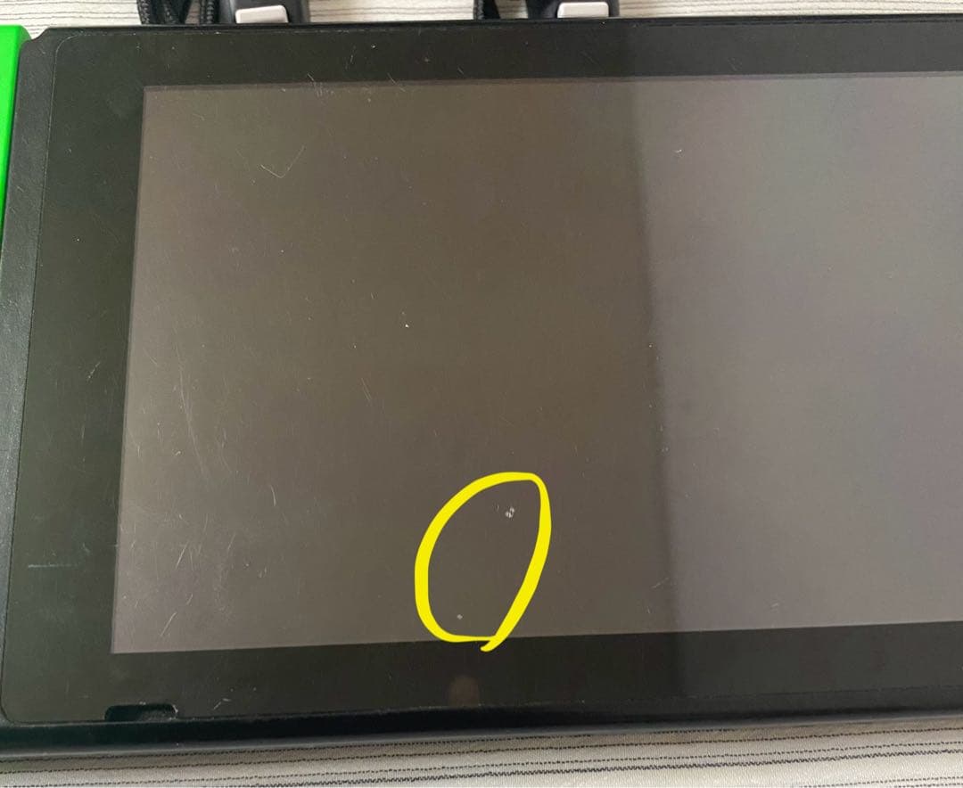 NintendoSwitch 本体ジョイコンストラップ ジャンク品 SDカード