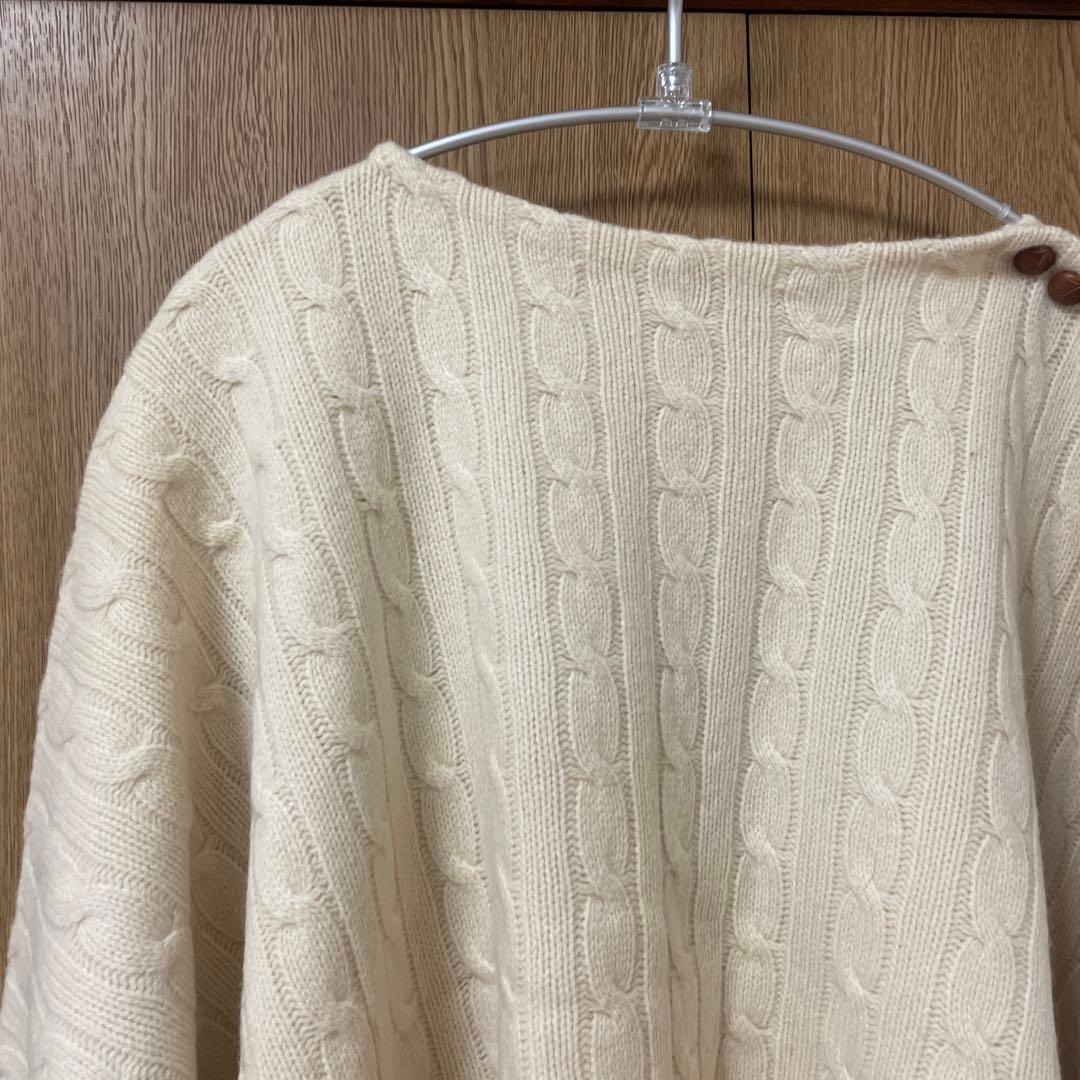 24時間以内発送★ポロラルフローレン　ポンチョ　XS/S 羊毛ウール×カシミア