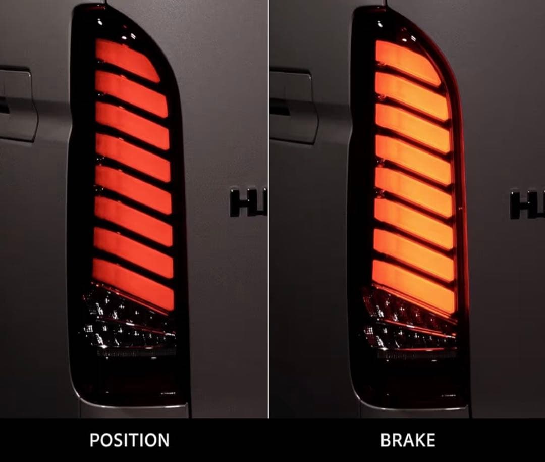 値下　INTEC(インテック) ハイエースLEDテールランプ 保安基準適合