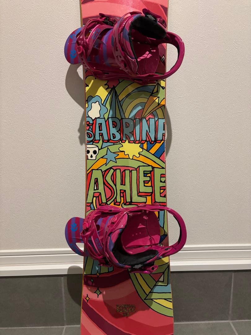 SABRINAスノーボード&FLUXビンディングセット