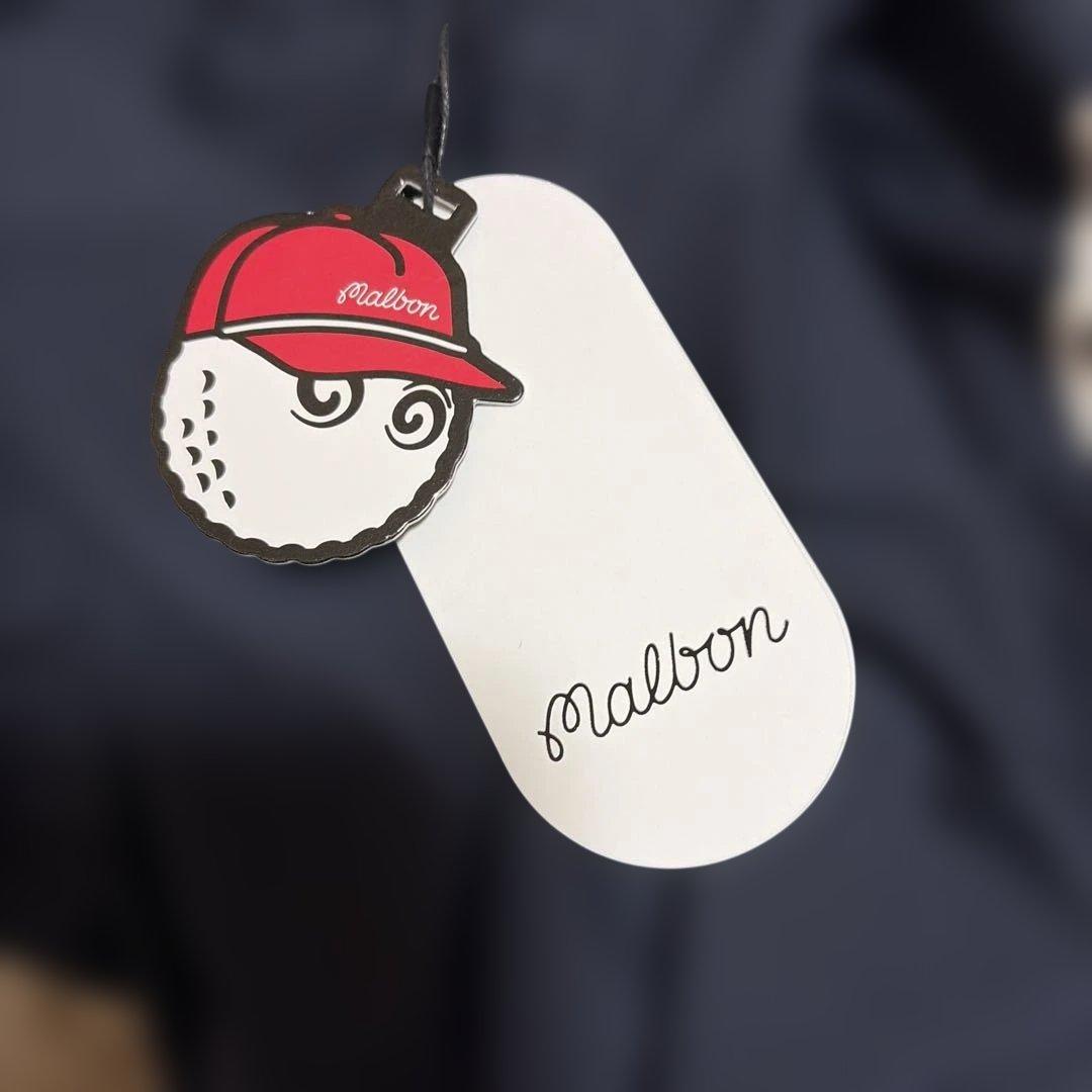 Malbon ネイビー スポーツシャツ