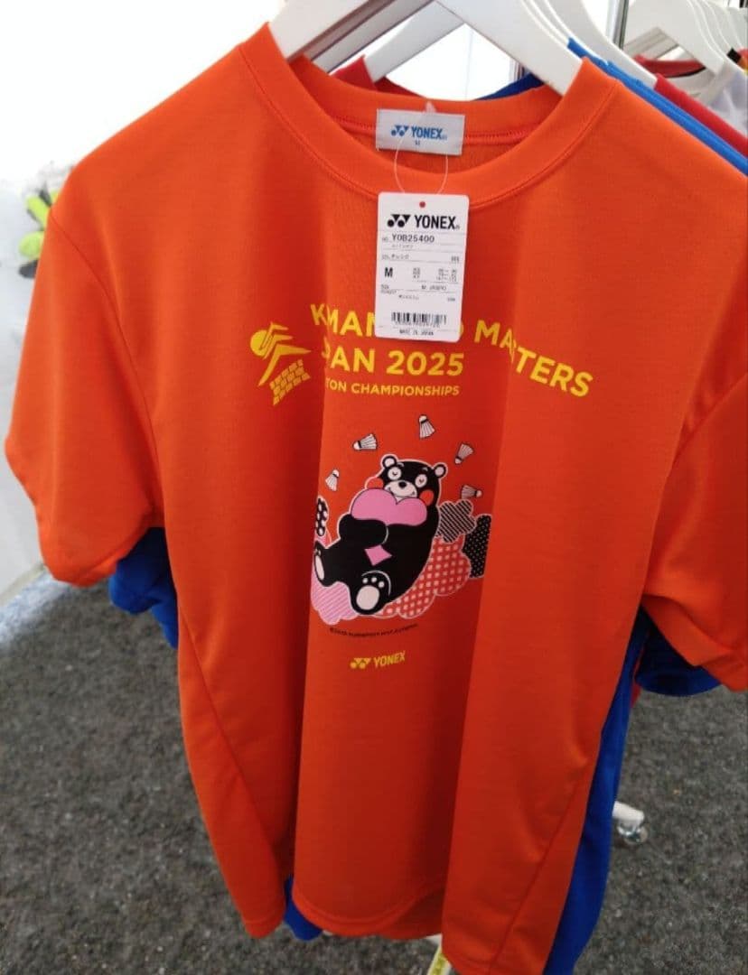 YONEX ヨネックス クマモトマスターズオープン 2025 くまモン Tシャツ