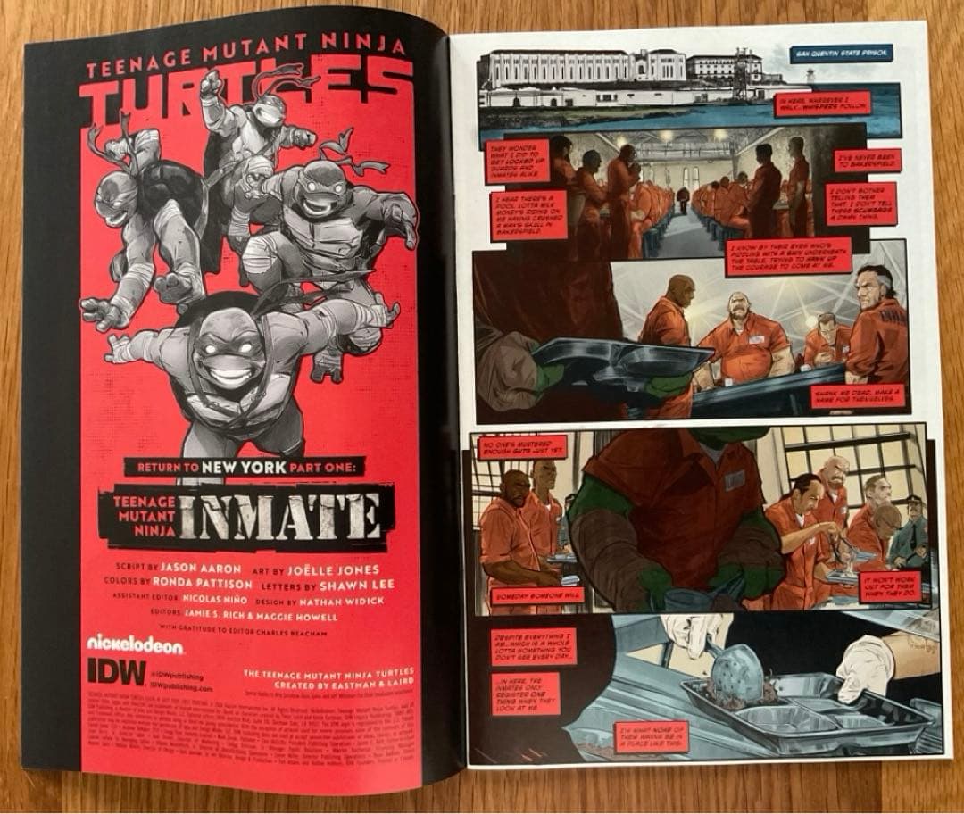 ティーンエイジ・ミュータント・ニンジャ・タートルズ#1 アメコミリーフ