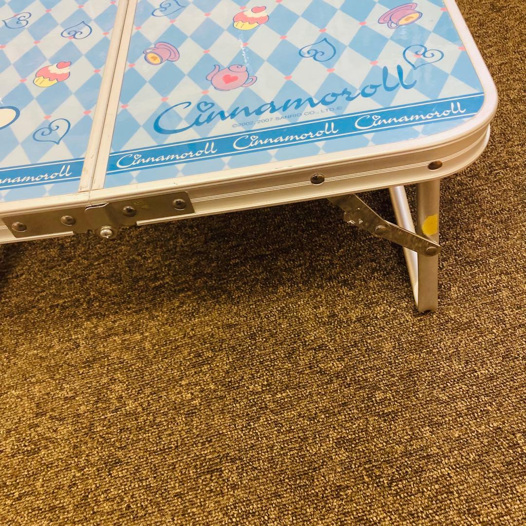 シナモロール　コールマン　折りたたみ　テーブル　アウトドア　レア　キャンプ　当時