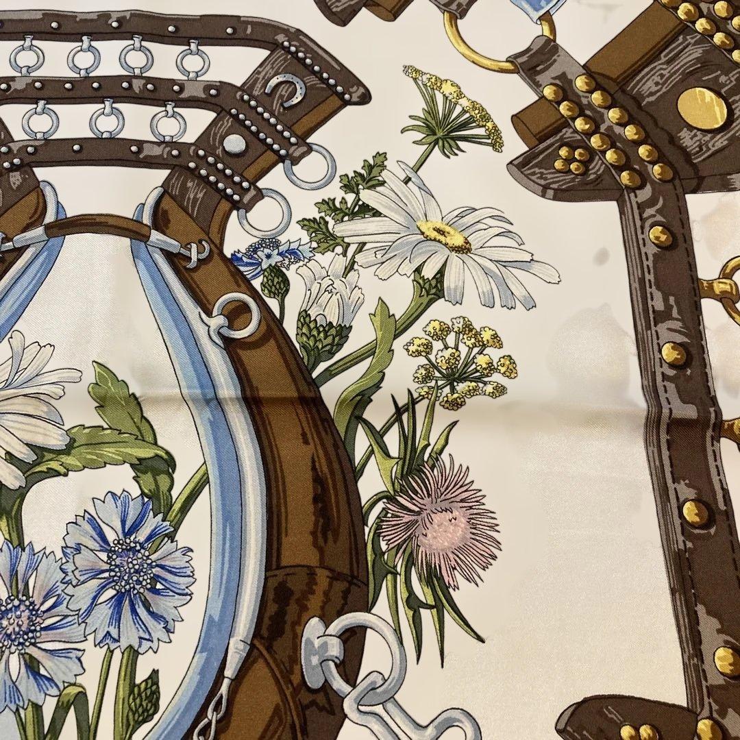 HERMESエルメス スカーフ★カレ90 AUX CHAMPS