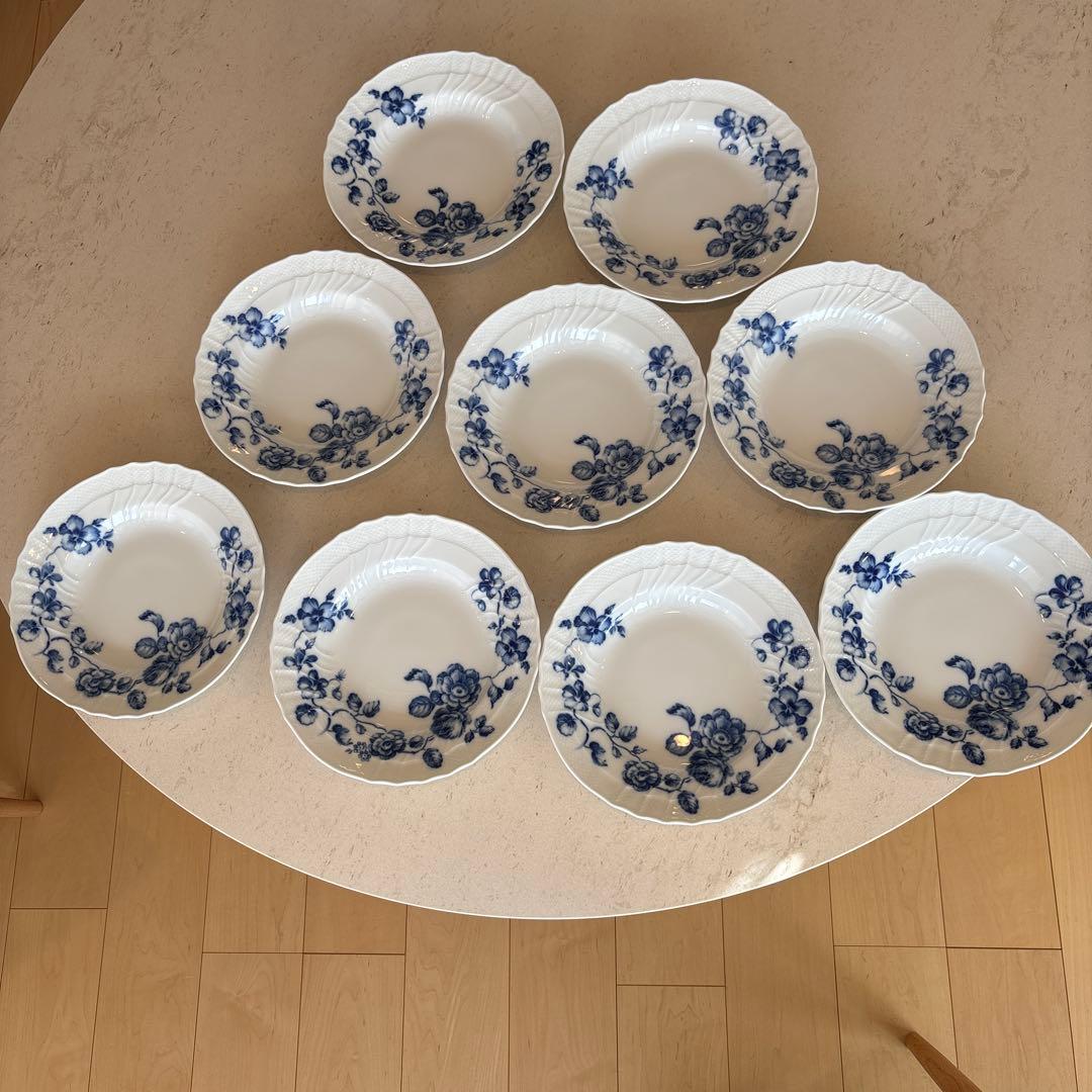 新品　未使用品　リチャードジノリ　ローズブルー　食器セット 28点