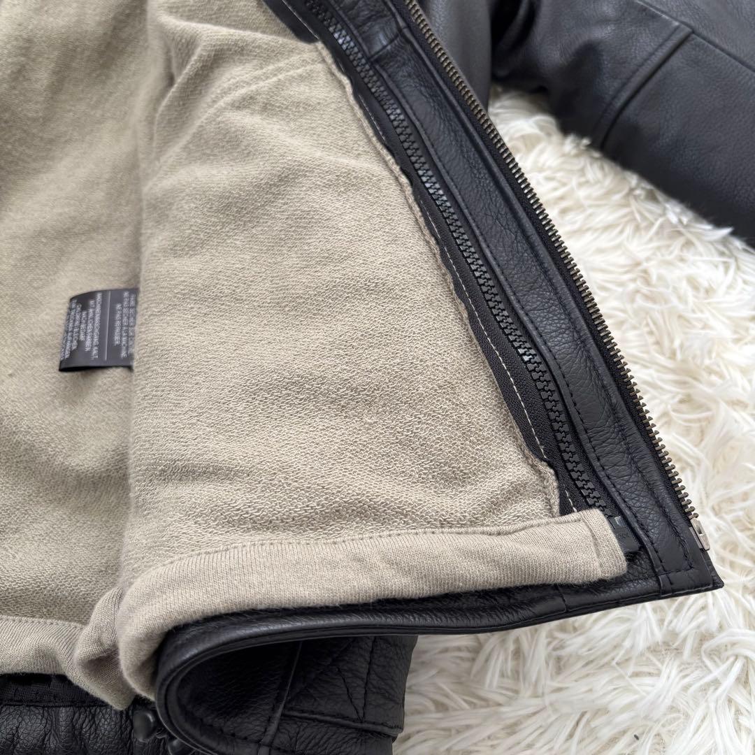 ハーレーダビッドソン　2way シングルライダース レザージャケット ブラック