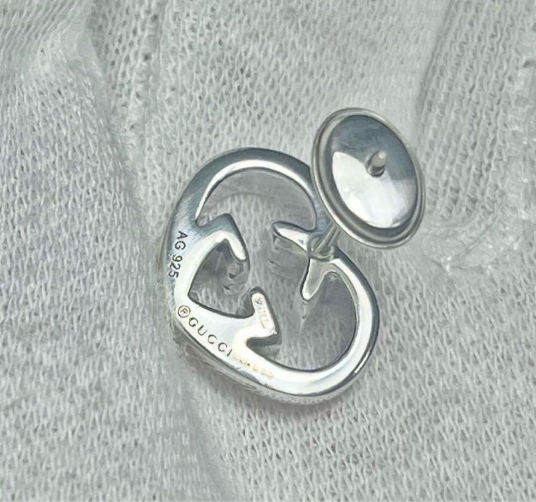 美品　GUCCI ハートインターロッキングピアス　片耳