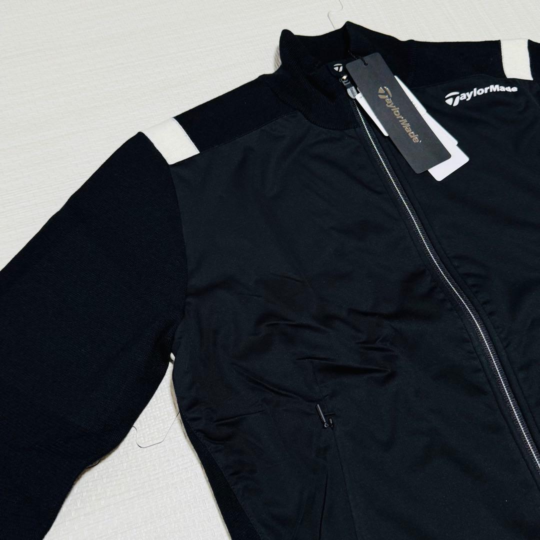 TaylorMade ブラック ニットジャケット　Mサイズ　新品