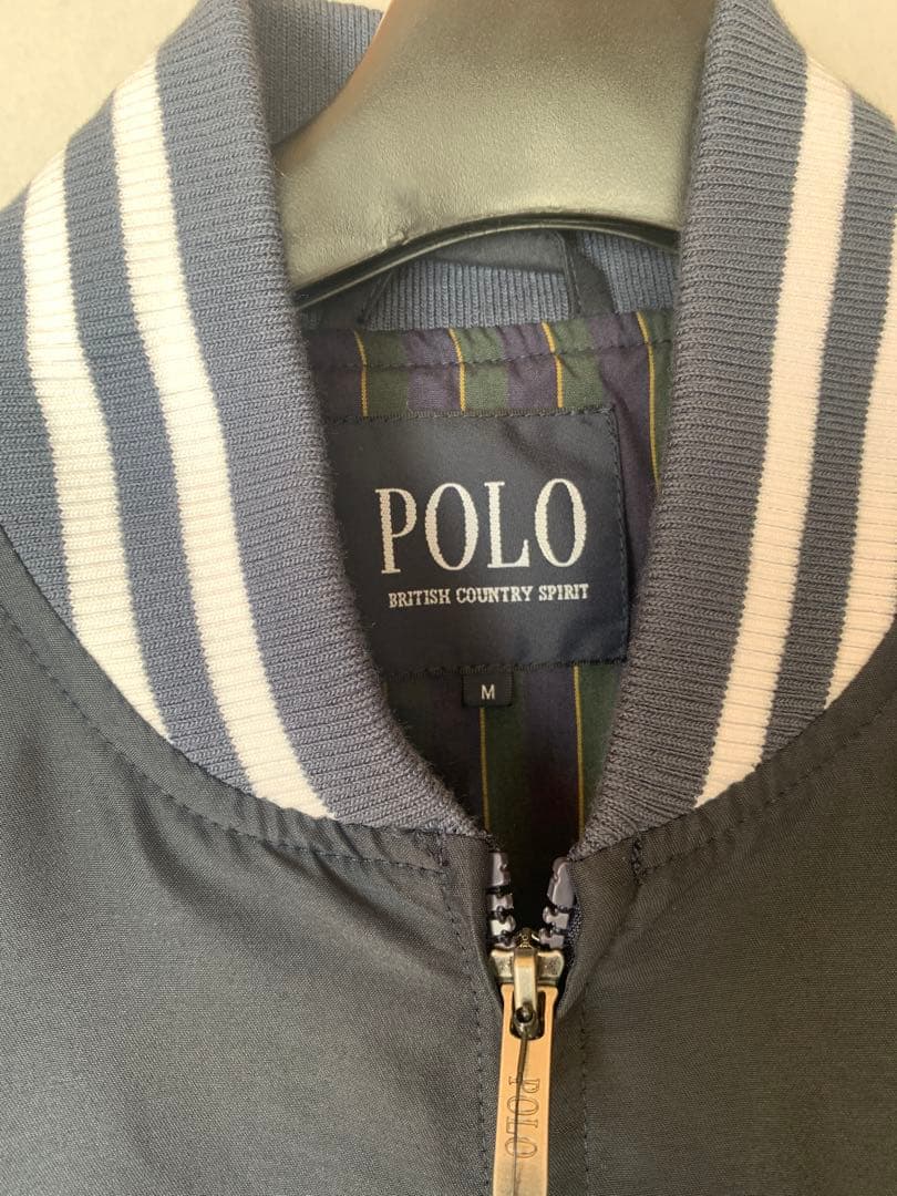 【新品】POLO ジャケット ワッペン　ブルゾン　ネイビー 1968年スタイル