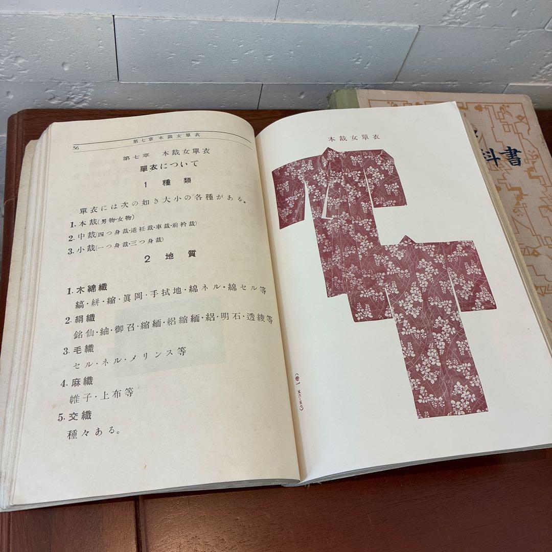 新々裁縫教科書　古書　裁縫教育資料　骨董書籍　昭和レトロ　裁縫　資料