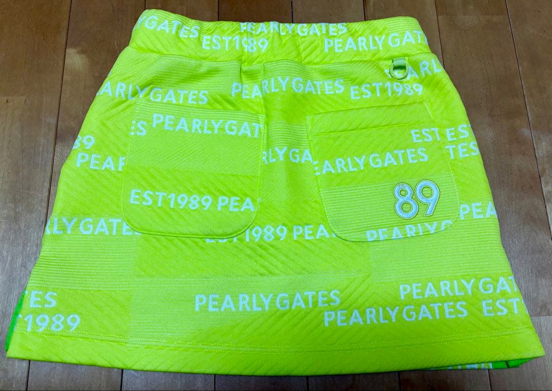 パーリーゲイツ セットアップ 上下 アウター パーカー スカート イエロー