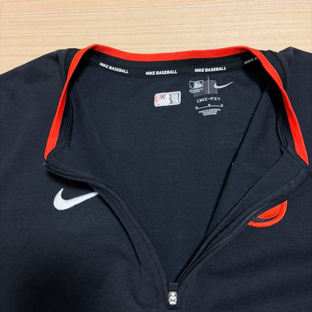ほぼ未使用 ナイキ MLB オリオールズ DRY-FIT ウォームアップ ウェア
