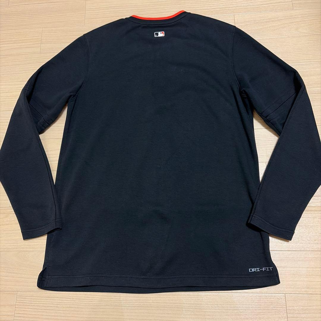 ほぼ未使用 ナイキ MLB オリオールズ DRY-FIT ウォームアップ ウェア