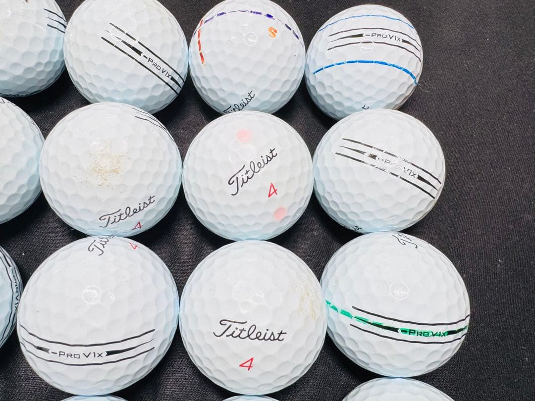 最新 タイトリスト PRO V1X レフトダッシュ AIM Enhanced