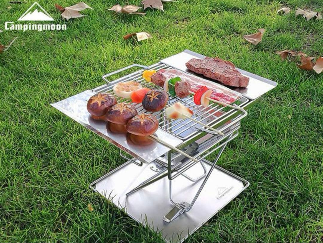 ★CAMPING MOON★トレー付★焚き火台★バッグ付★MT025★2〜4人★