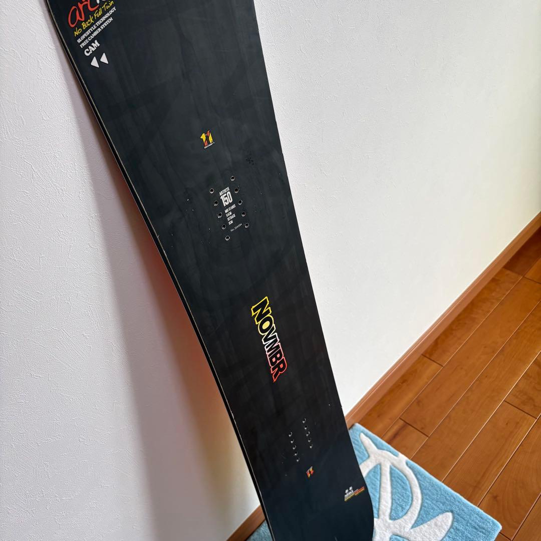 【 日本製 】 NOVEMBER ARTISTE 150cm スノーボード 国産