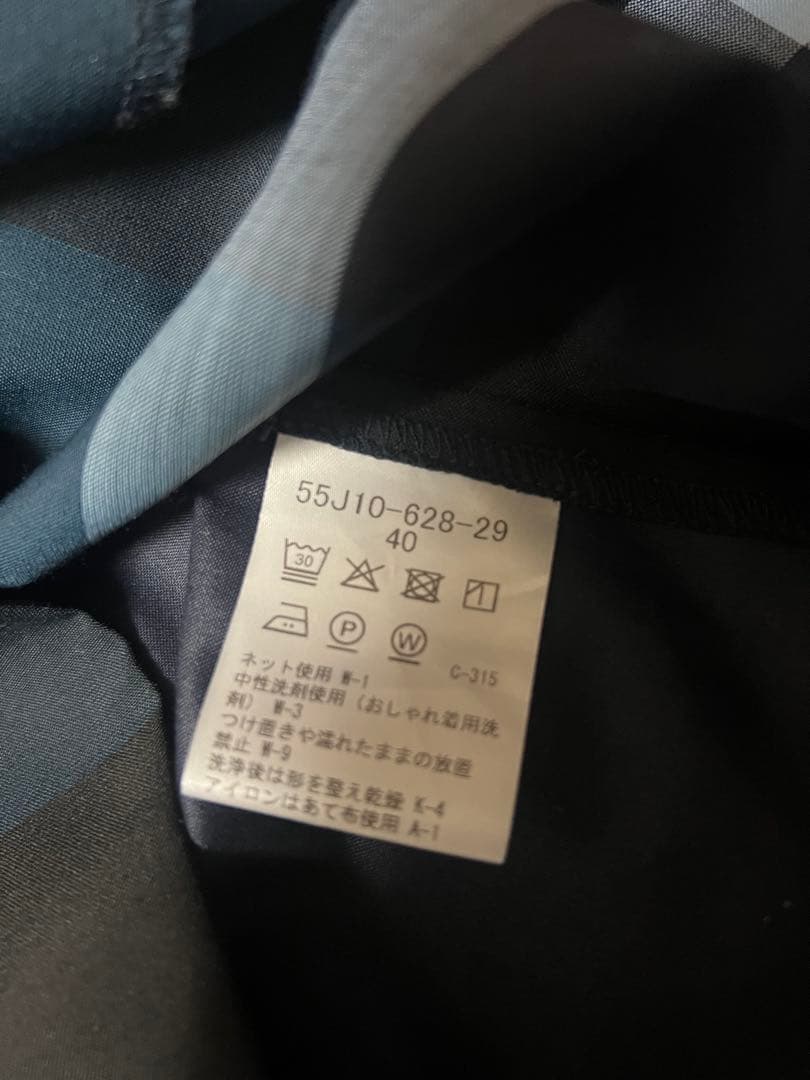 ブルーレーベルブリッジ　パーシャルクレストブリッジチェックドレス