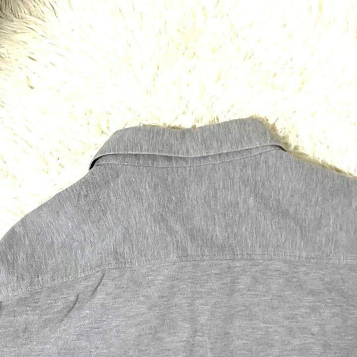 ♯177 PsychoBunny サイコバニー長袖シャツ 迷彩 ロゴ刺繍パッチ